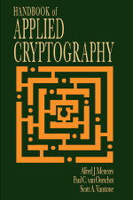 Menezes A.J., Oorschot P.C., Vanstone S.A. Handbook of Applied Cryptography