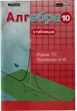 Роева Т.Г., Хроленко Н.Ф. Алгебра и начала анализа в таблицах 10 класс ОНЛАЙН